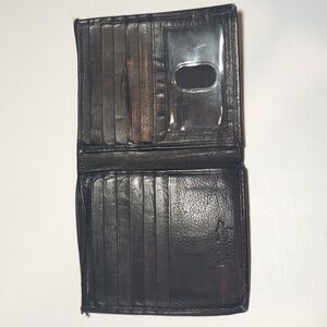Paul & Taylor USA Black Leather Wallet